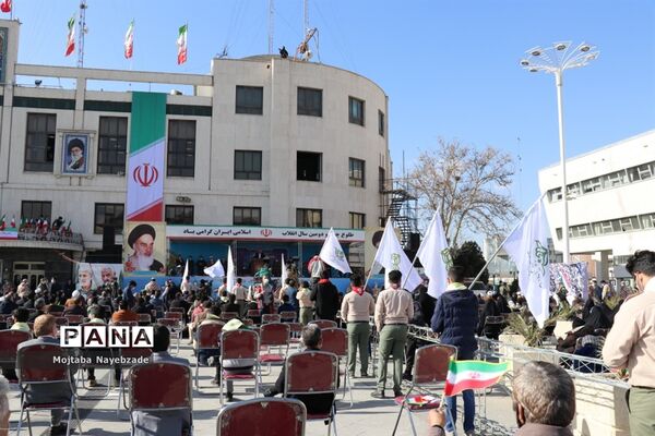 مراسم گلبانگ انقلاب در میدان شهدای  مشهد
