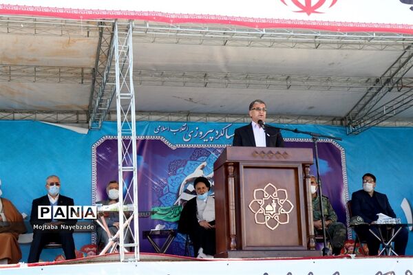 مراسم گلبانگ انقلاب در میدان شهدای  مشهد