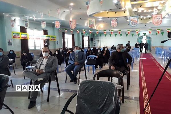 آیین نواختن زنگ انقلاب در مدارس البرز