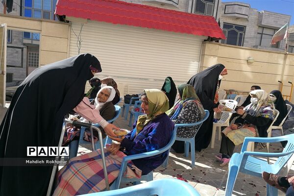 دیدار پیشگامان دبیرستان نرجسیه ازمادران سالمند