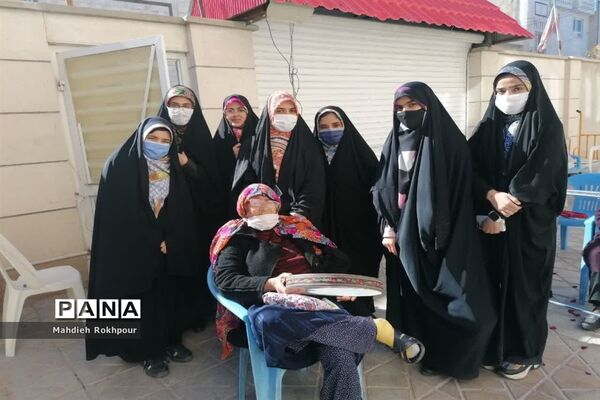 دیدار پیشگامان دبیرستان نرجسیه ازمادران سالمند