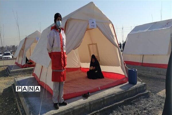 مانور استانی اسکان اضطراری باحضور تیم‌های عملیاتی هلال‌احمر رباط‌کریم