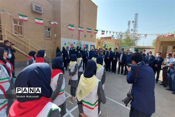 افتتاح چند مدرسه در شهرستان حمیدیه به مناسبت دهه فجر