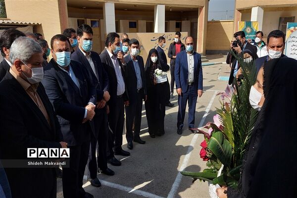 افتتاح چند مدرسه در شهرستان حمیدیه به مناسبت دهه فجر