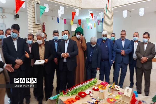 افتتاح چند مدرسه در شهرستان حمیدیه به مناسبت دهه فجر