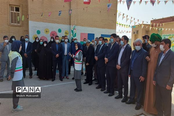 افتتاح چند مدرسه در شهرستان حمیدیه به مناسبت دهه فجر