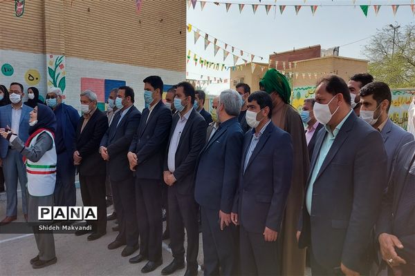 افتتاح چند مدرسه در شهرستان حمیدیه به مناسبت دهه فجر