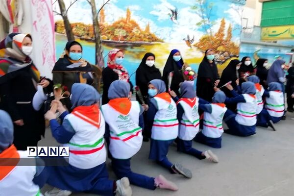 آیین گرامیداشت ولادت حضرت زهرا (س) در دبیرستان تشکیلاتی پاینده اهواز