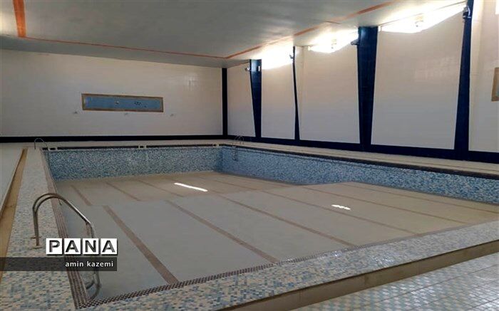 افتتاح استخر سرپوشیده تربیت و یک سالن ورزشی در داراب