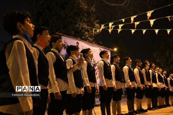 جشن ۲۲ بهمن در امام‌زاده عباس ساری