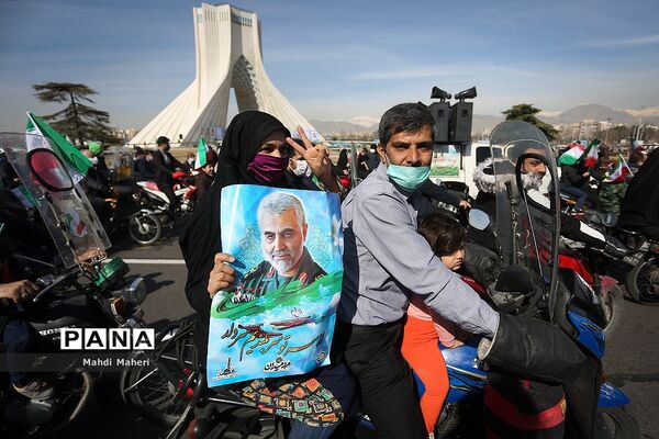 راهپیمایی یوم الله ۲۲ بهمن در تهران- ۲
