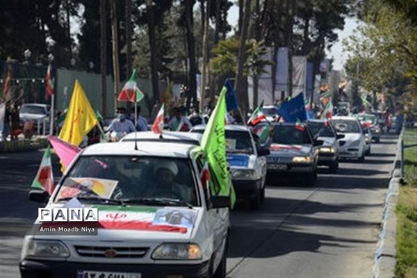 حضور پرشور مردم زاهدان در راهپیمایی خودرویی 22 بهمن
