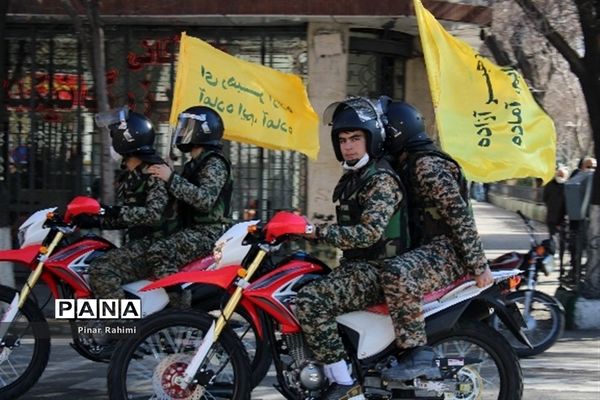 برگزاری رژه موتوری و خودرویی  در تبریز