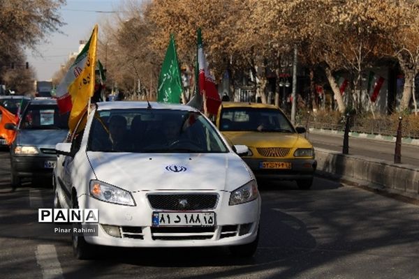 برگزاری رژه موتوری و خودرویی  در تبریز