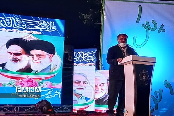 جشن بزرگ پیروزی انقلاب در شهرستان امیدیه