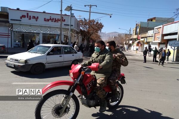 راهپیمایی خودرویی 22 بهمن درشهرستان نی ریز