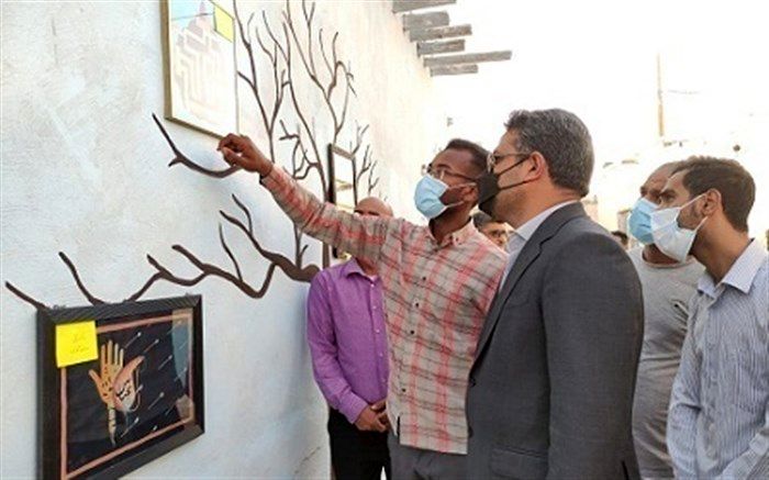 نخستین کوچه گالری در جزیره هرمز افتتاح شد