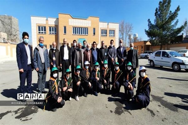 افتتاح آموزشگاه شهدای بانک رفاه کارگران روستای منجیل آباد شهرستان رباط کریم