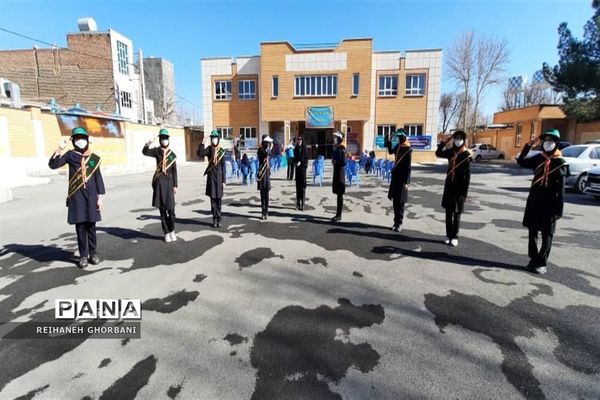 افتتاح آموزشگاه شهدای بانک رفاه کارگران روستای منجیل آباد شهرستان رباط کریم