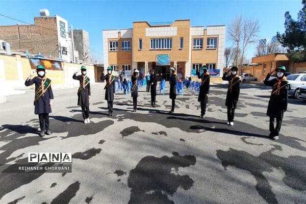 افتتاح آموزشگاه شهدای بانک رفاه کارگران روستای منجیل آباد شهرستان رباط کریم