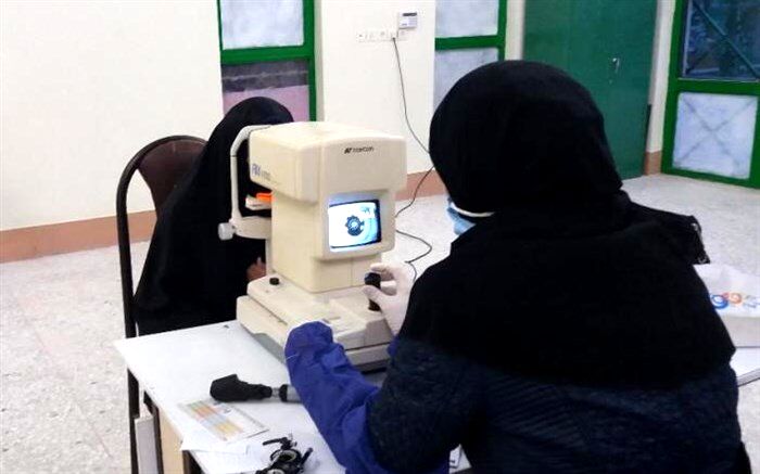 بینایی سنجی رایگان  بیش از 100 دانش آموز در شهرستان درمیان  خراسان جنوبی