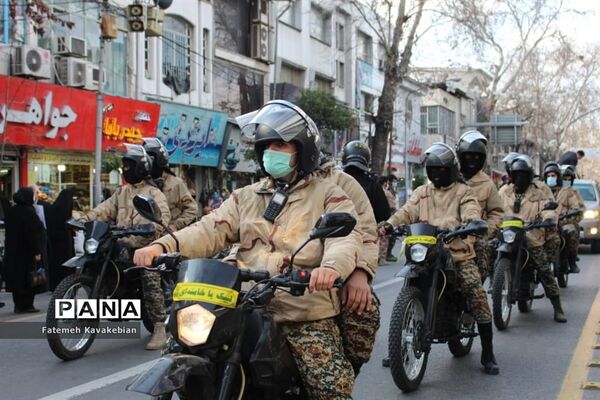 تشییع پیکر شهید مصطفی نوروزی در ساری