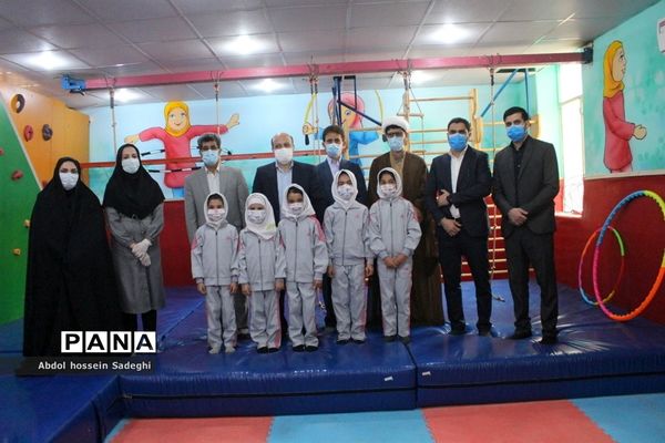 افتتاح کلاس درس تربیت بدنی در سازه مدرسه دبستان دخترانه شهید فولادی 1 بوشهر