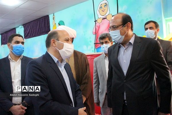 افتتاح کلاس درس تربیت بدنی در سازه مدرسه دبستان دخترانه شهید فولادی 1 بوشهر