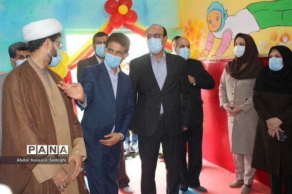 افتتاح کلاس درس تربیت بدنی در سازه مدرسه دبستان دخترانه شهید فولادی 1 بوشهر