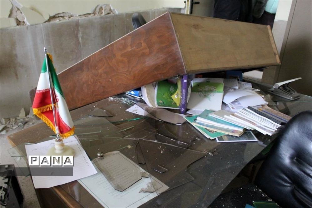 خسارت شدید زلزله به مدارس شهر سی سخت