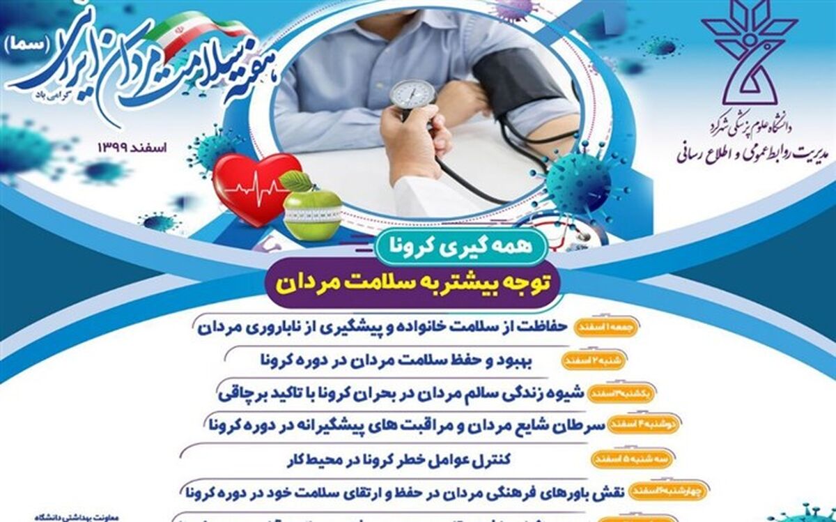 روزشمار هفته ملی سلامت مردان