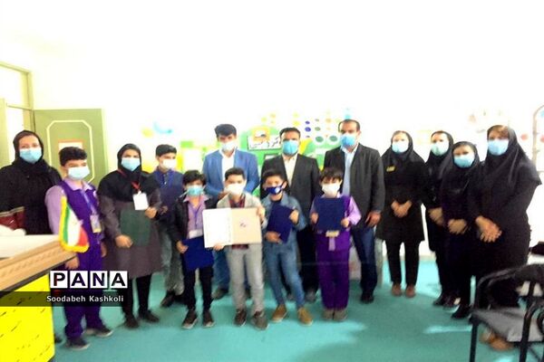 تقدیر از دانشمندان و پژوهشگران کوچک دبستان شهید کاوه بوشهر