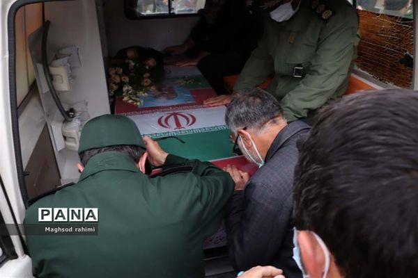 تشییع  پیکر مطهر سردار شهید علیرضا گلمحمدی