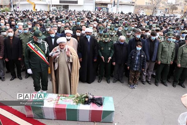 تشییع  پیکر مطهر سردار شهید علیرضا گلمحمدی