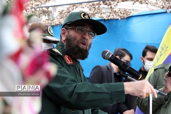 تشییع  پیکر مطهر سردار شهید علیرضا گلمحمدی