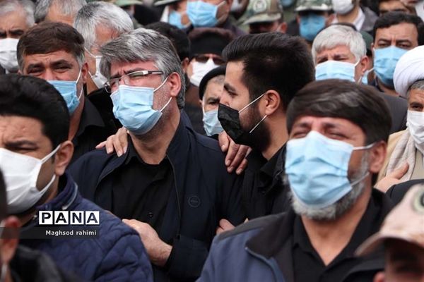 تشییع  پیکر مطهر سردار شهید علیرضا گلمحمدی