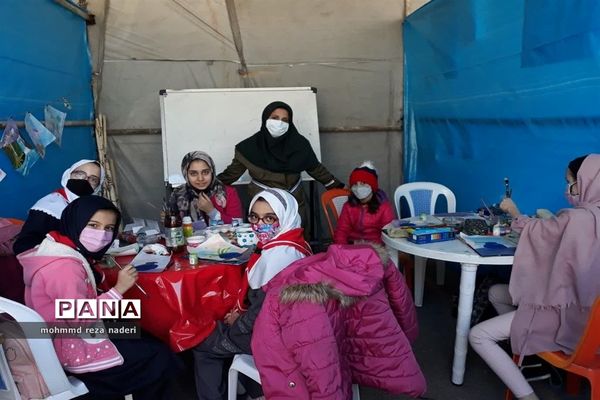 نمایشگاه دستاوردهای کانون شهید رجائی ناحیه دو شهر ری