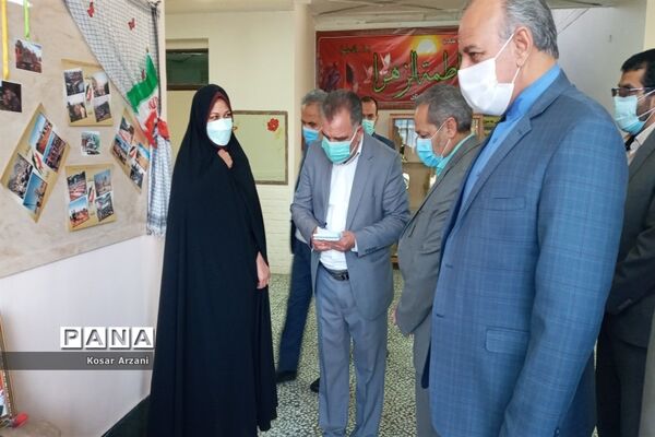 بازدید معاون پرورشی و فرهنگی وزارت آموزش و پرورش از دبیرستان حضرت فاطمه زهرا (س)