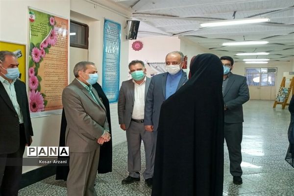 بازدید معاون پرورشی و فرهنگی وزارت آموزش و پرورش از دبیرستان حضرت فاطمه زهرا (س)