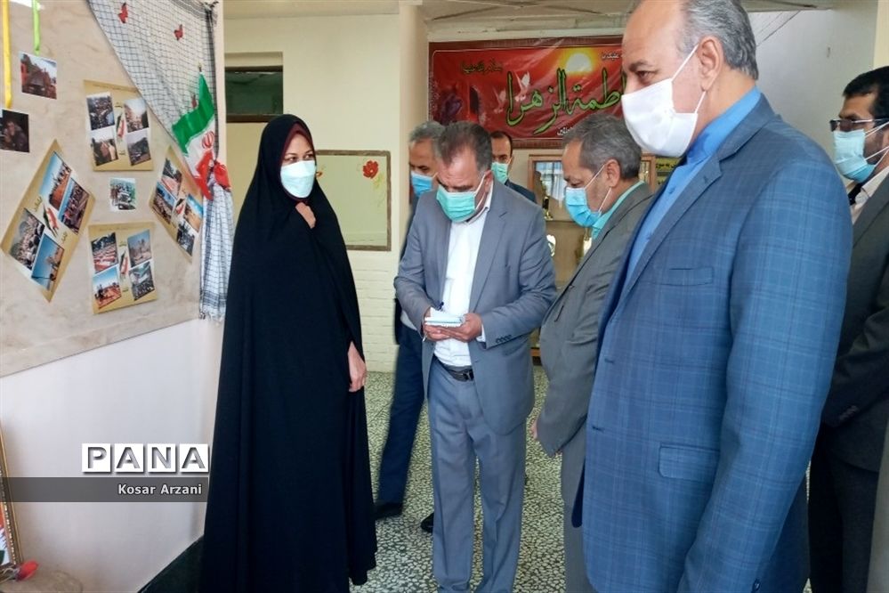 بازدید معاون پرورشی و فرهنگی وزارت آموزش و پرورش از دبیرستان حضرت فاطمه زهرا (س)