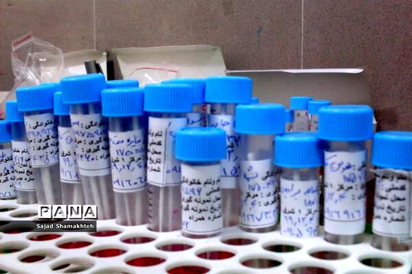 غربالگری و تست کرونا در مرکز بهداشت شرق اهواز