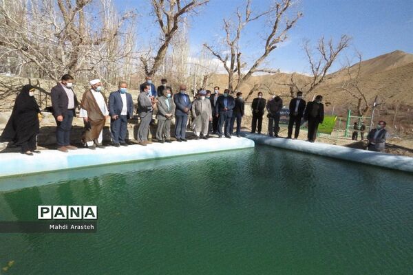 افتتاح استخر اردوگاه پیشتازان انقلاب شهرستان مرزی درمیان با حضور معاون وزیرآموزش و پرورش