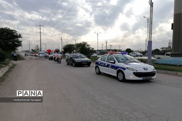 برگزاری مانور اعلام وضعیت قرمز کرونایی در شهرستان کارون