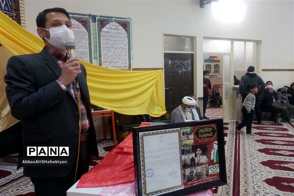 تقدیر ویژه از مقام ممتاز جشنواره نوغلامان حسینی در روستای رزق آباد کاشمر