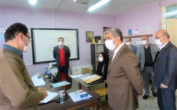 بازدید مدیرکل آموزش و پرورش البرز از کارگروه بررسی مدارک و مستندات پذیرفته شدگان آزمون استخدامی