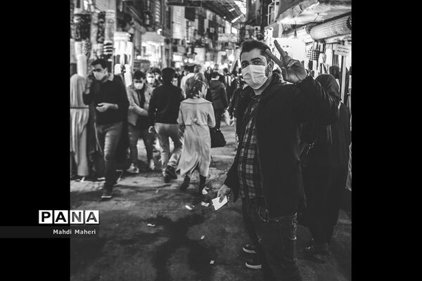 بازار تهران در روزهای زرد کرونایی