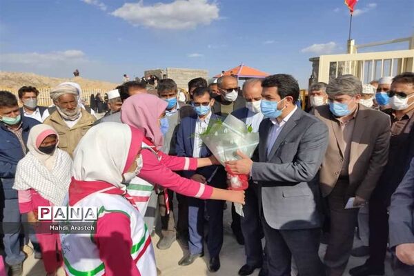 افتتاح آموزشگاه 6 کلاسه روستای طاغان شهرستان مرزی درمیان