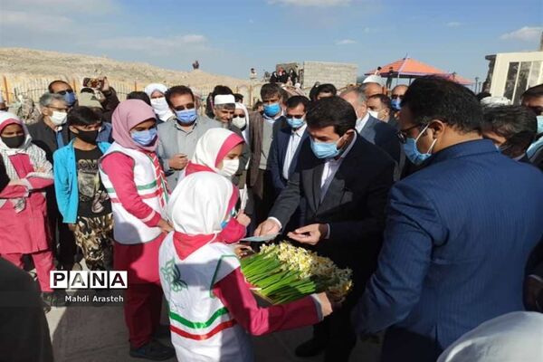 افتتاح آموزشگاه 6 کلاسه روستای طاغان شهرستان مرزی درمیان
