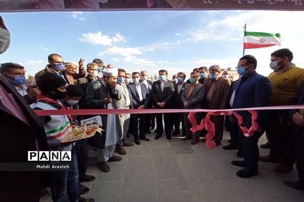 افتتاح آموزشگاه 6 کلاسه روستای طاغان شهرستان مرزی درمیان