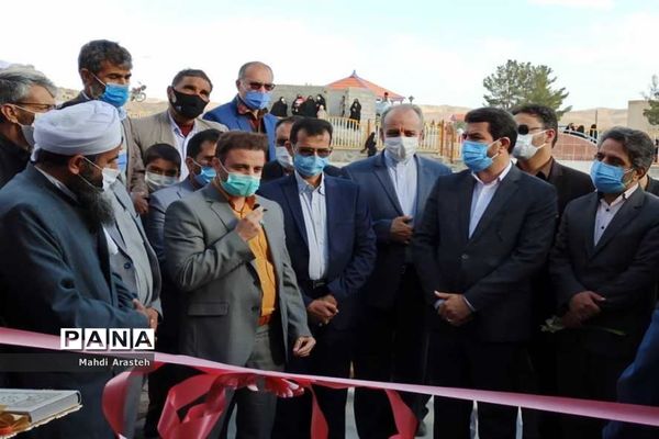 افتتاح آموزشگاه 6 کلاسه روستای طاغان شهرستان مرزی درمیان